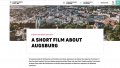 &quot;A short film about Augsburg&quot; - Zu finden auf der Webseite von Augsburg Marketing